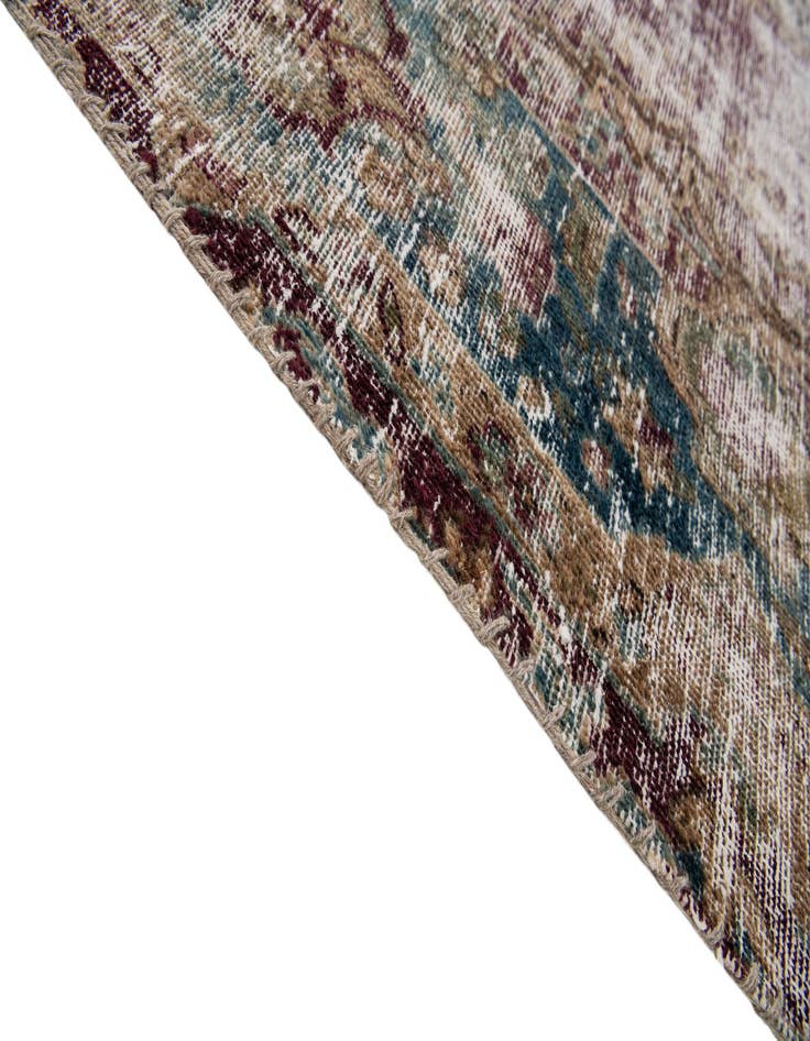 Detail image of 6' x 9' 3  Hand Knotted Ultra Vintage Persian Wool Rug