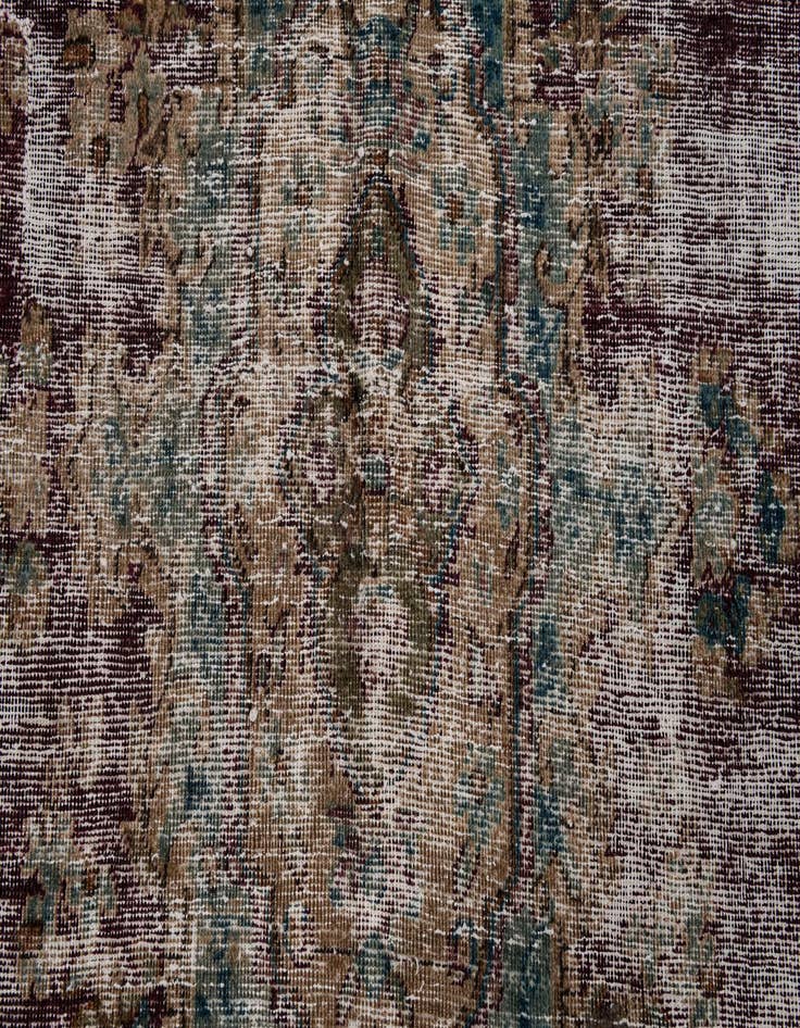 Detail image of 6' x 9' 3  Hand Knotted Ultra Vintage Persian Wool Rug