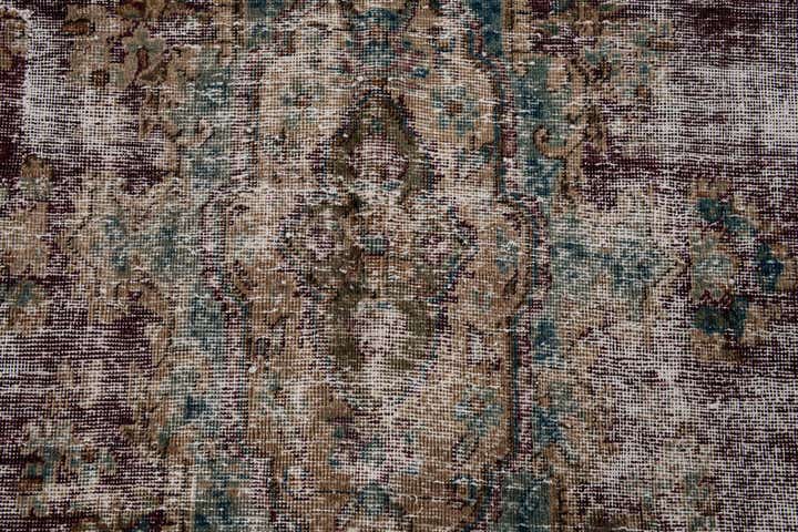 6' x 9' 3 Hand Knotted Ultra Vintage Persian Wool Rug