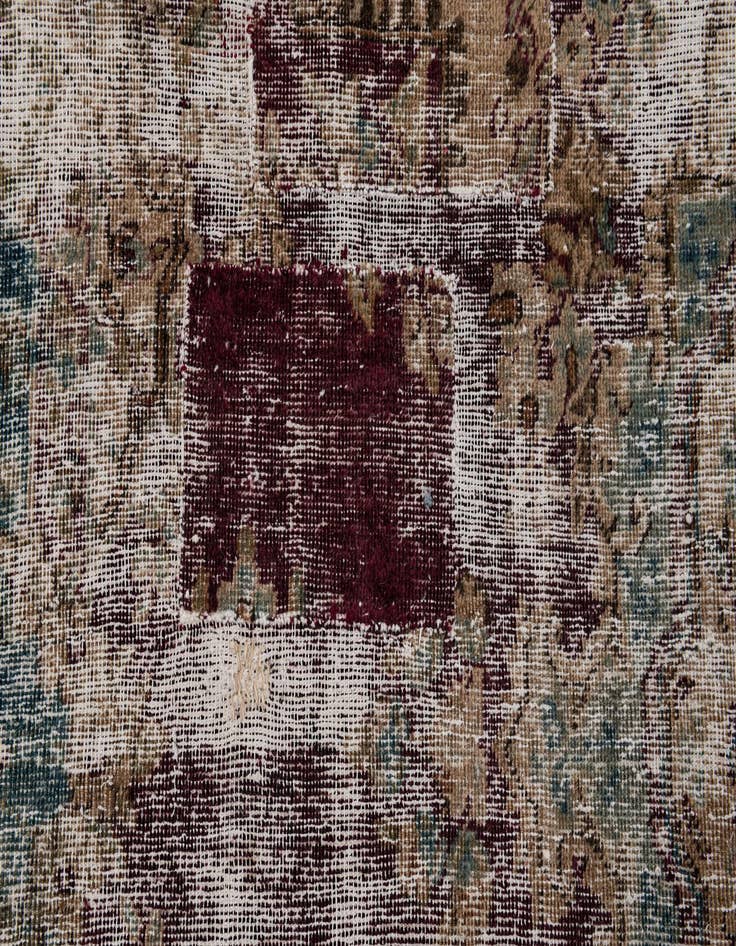 Detail image of 6' x 9' 3  Hand Knotted Ultra Vintage Persian Wool Rug