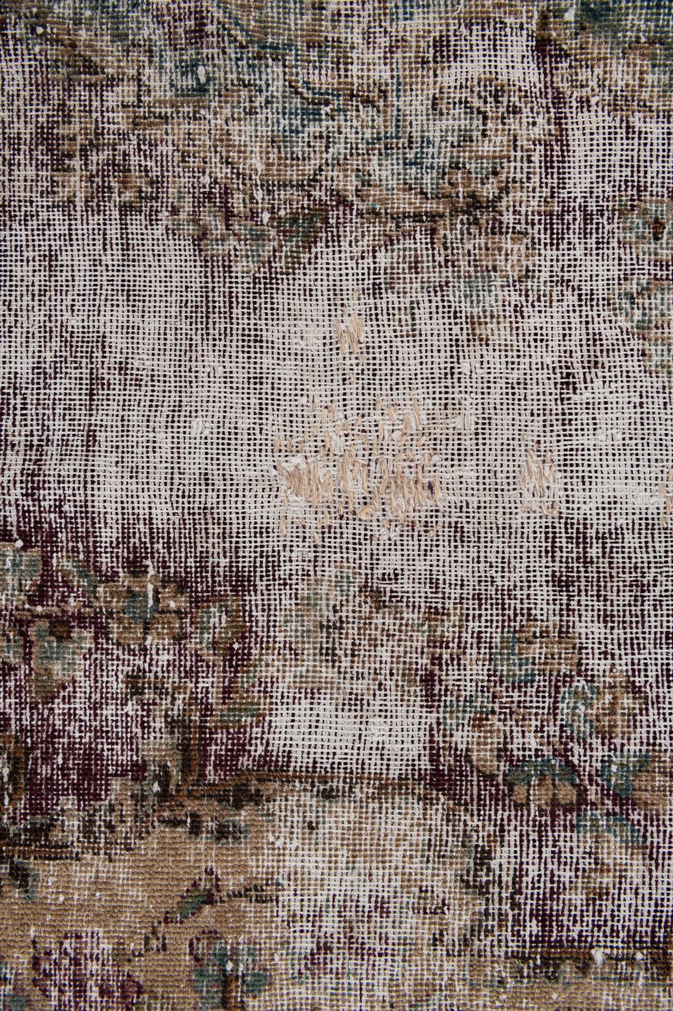 6' x 9' 3 Hand Knotted Ultra Vintage Persian Wool Rug