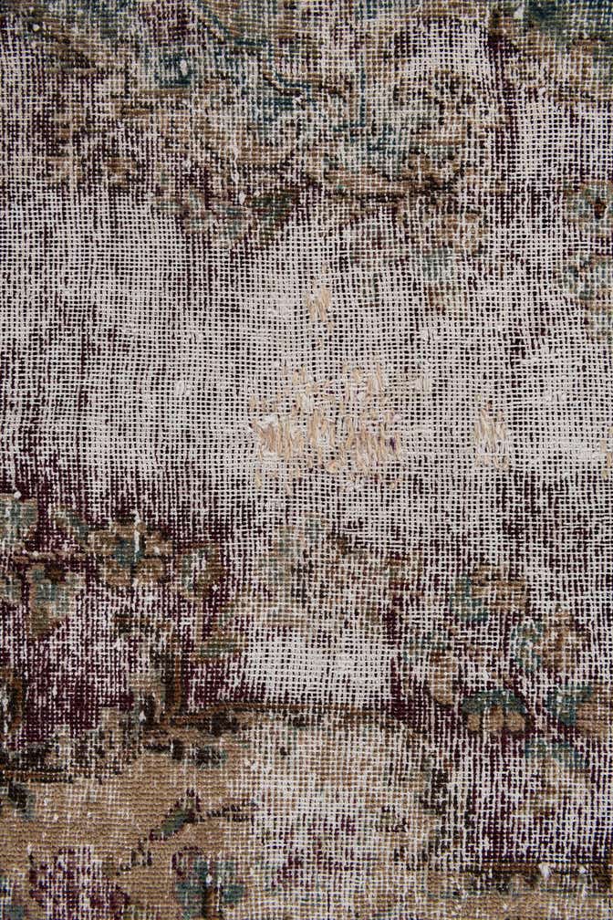 6' x 9' 3 Hand Knotted Ultra Vintage Persian Wool Rug