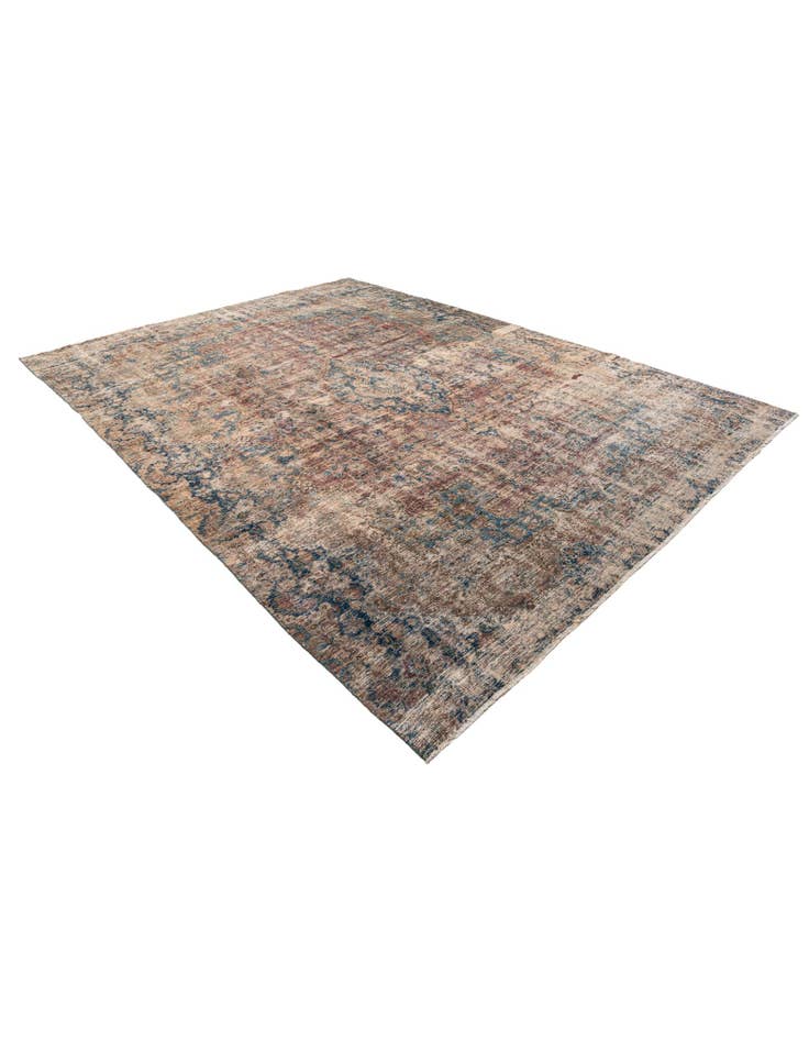 Detail image of 9' 7 x 12' 10  Hand Knotted Ultra Vintage Persian Wool Rug