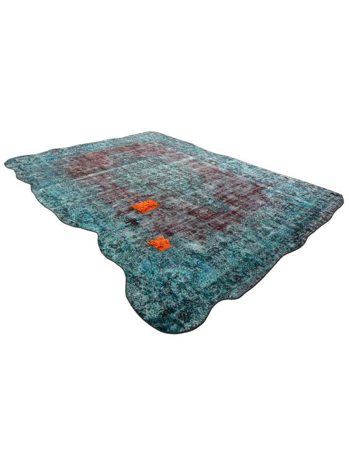 10' 1 x 13' 5 Hand Knotted Ultra Vintage Persian Wool Rug