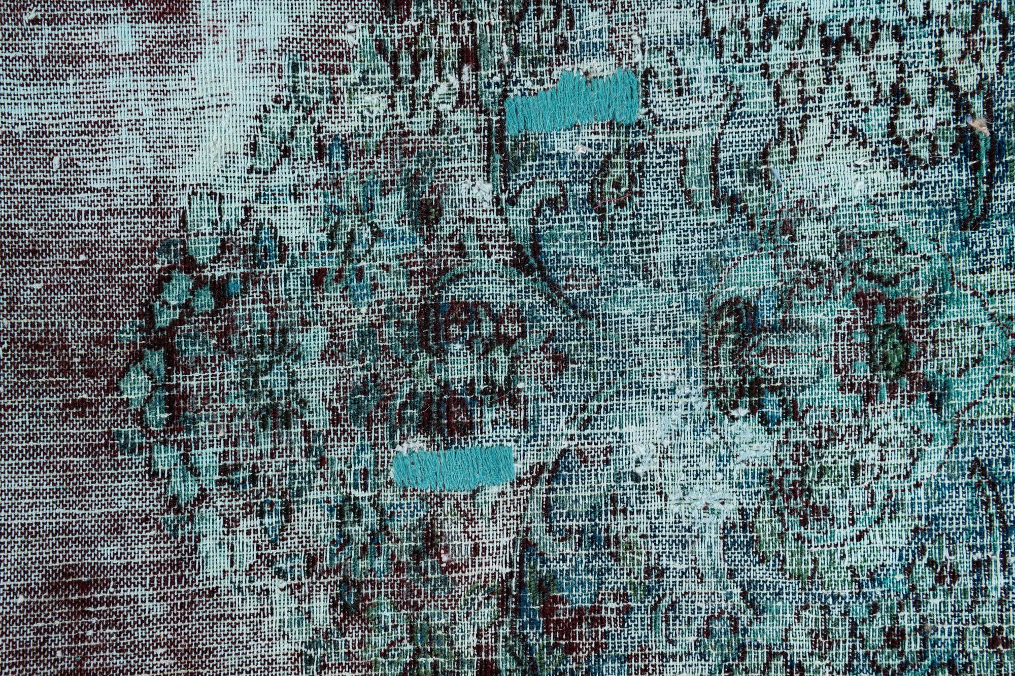 10' 1 x 13' 5 Hand Knotted Ultra Vintage Persian Wool Rug