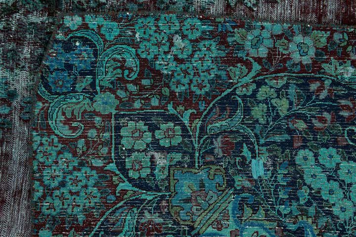 10' 1 x 13' 5 Hand Knotted Ultra Vintage Persian Wool Rug