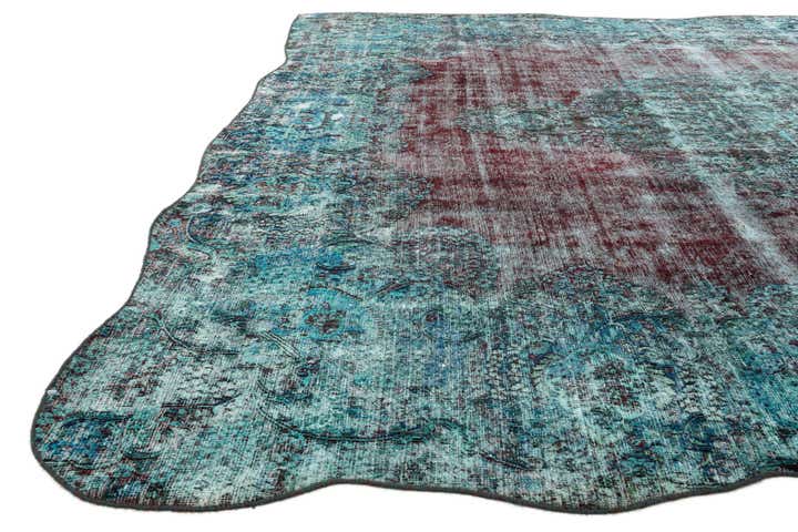 10' 1 x 13' 5 Hand Knotted Ultra Vintage Persian Wool Rug