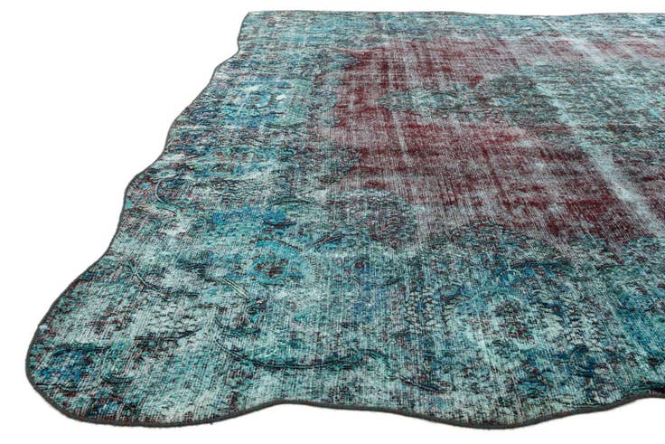 Detail image of 10' 1 x 13' 5 Hand Knotted Ultra Vintage Persian Wool Rug