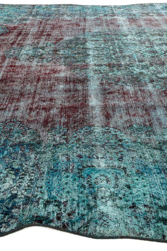 10' 1 x 13' 5 Hand Knotted Ultra Vintage Persian Wool Rug