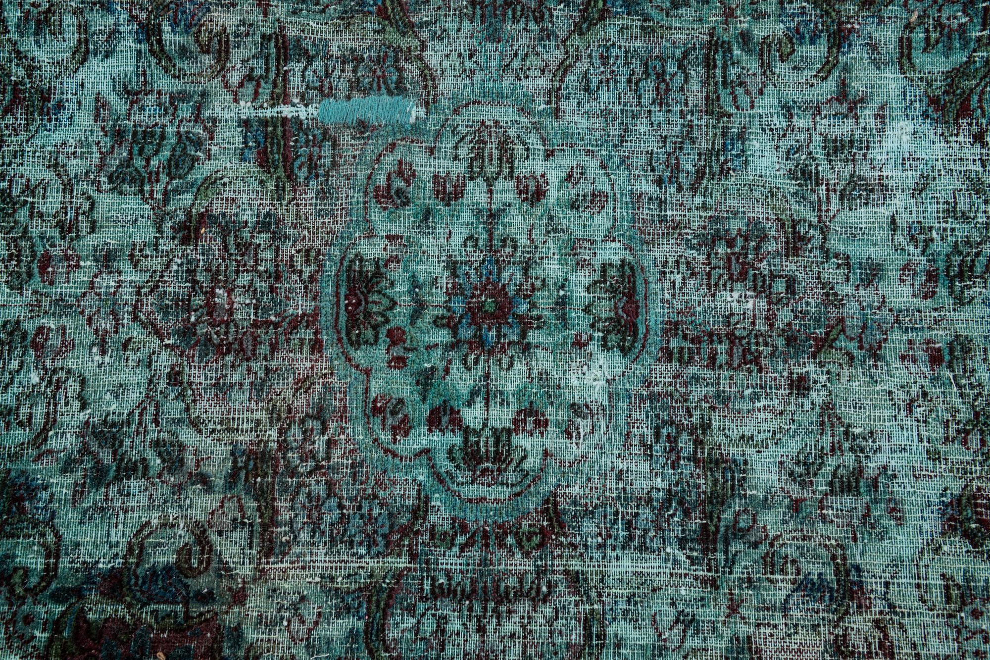 10' 1 x 13' 5 Hand Knotted Ultra Vintage Persian Wool Rug