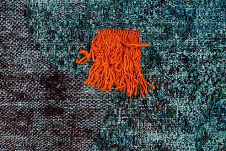 10' 1 x 13' 5 Hand Knotted Ultra Vintage Persian Wool Rug