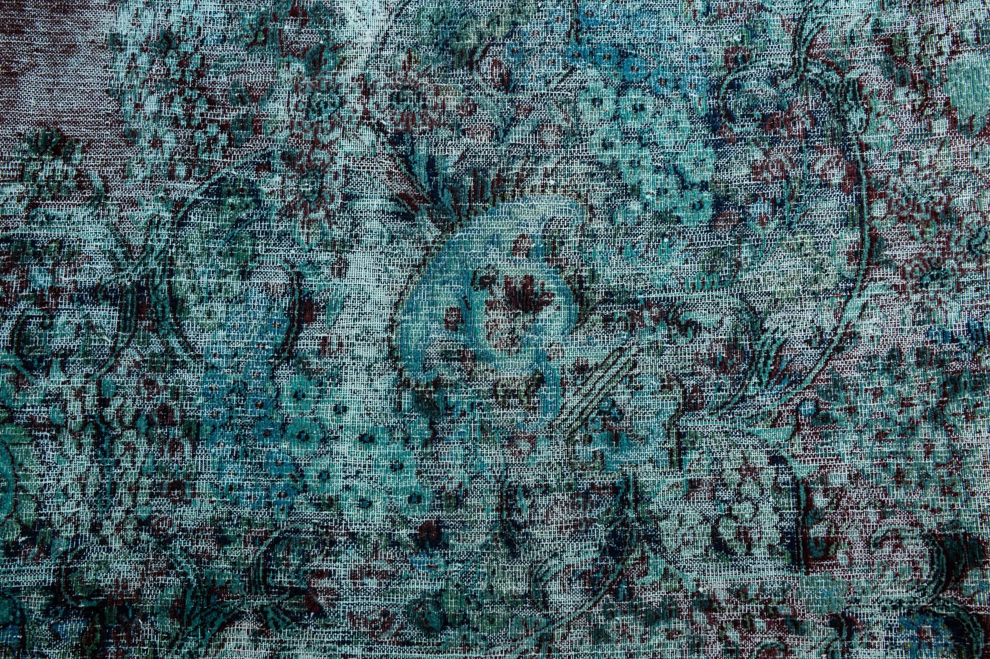 10' 1 x 13' 5 Hand Knotted Ultra Vintage Persian Wool Rug