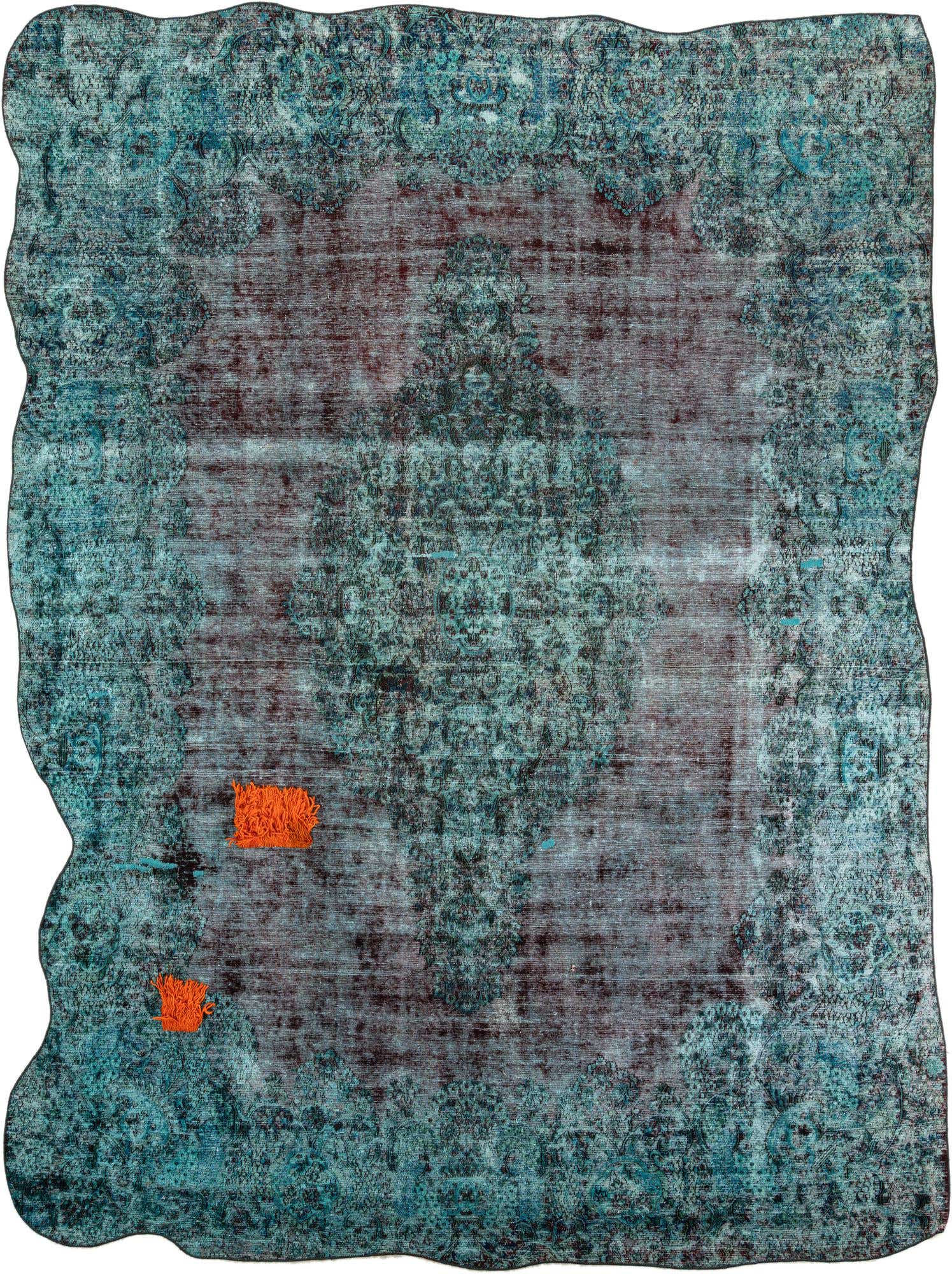 10' 1 x 13' 5 Hand Knotted Ultra Vintage Persian Wool Rug