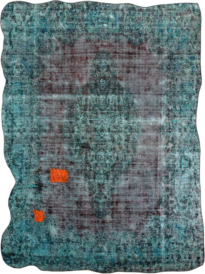 10' 1 x 13' 5 Hand Knotted Ultra Vintage Persian Wool Rug