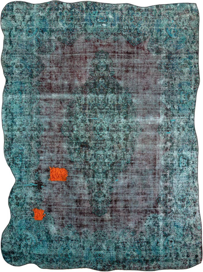 Detail image of 10' 1 x 13' 5 Hand Knotted Ultra Vintage Persian Wool Rug