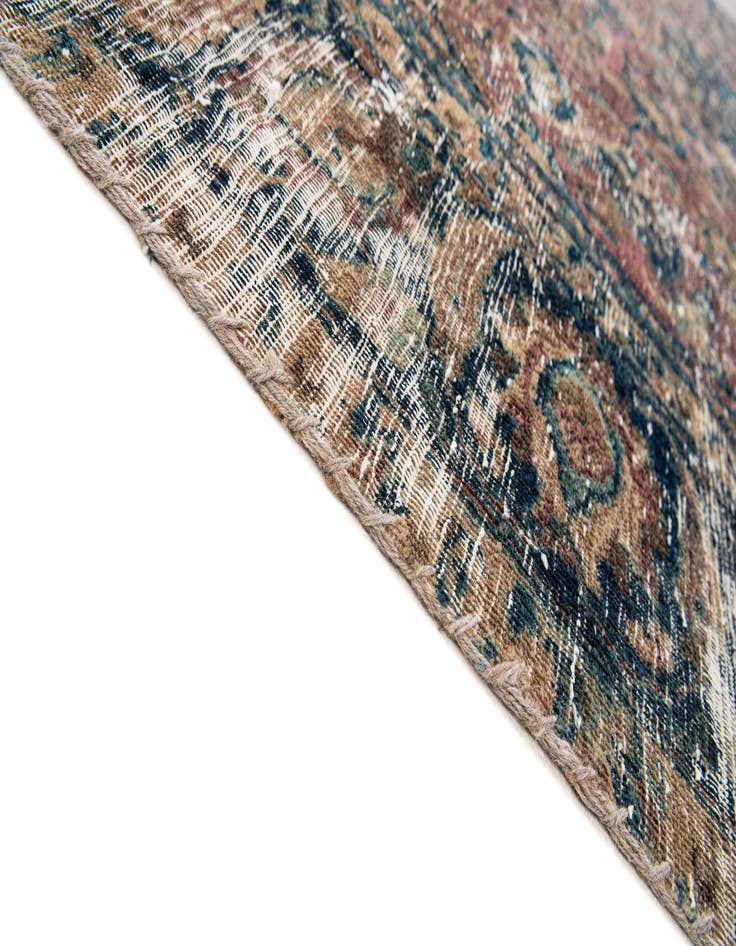 Detail image of 7' 7 x 10' 5  Hand Knotted Ultra Vintage Persian Wool Rug