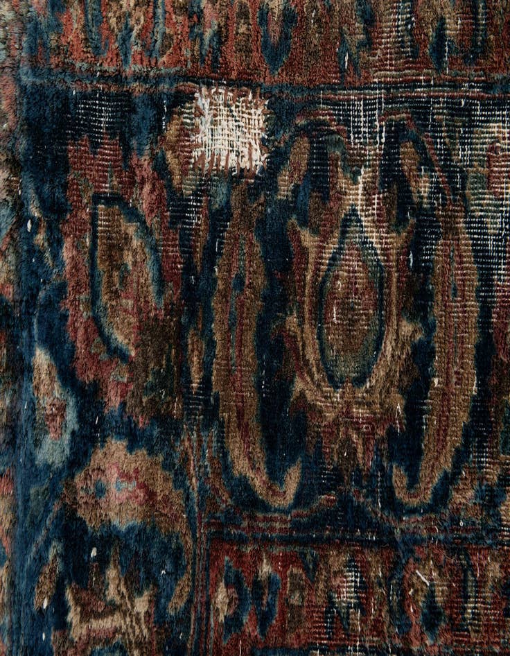 Detail image of 7' 7 x 10' 5  Hand Knotted Ultra Vintage Persian Wool Rug