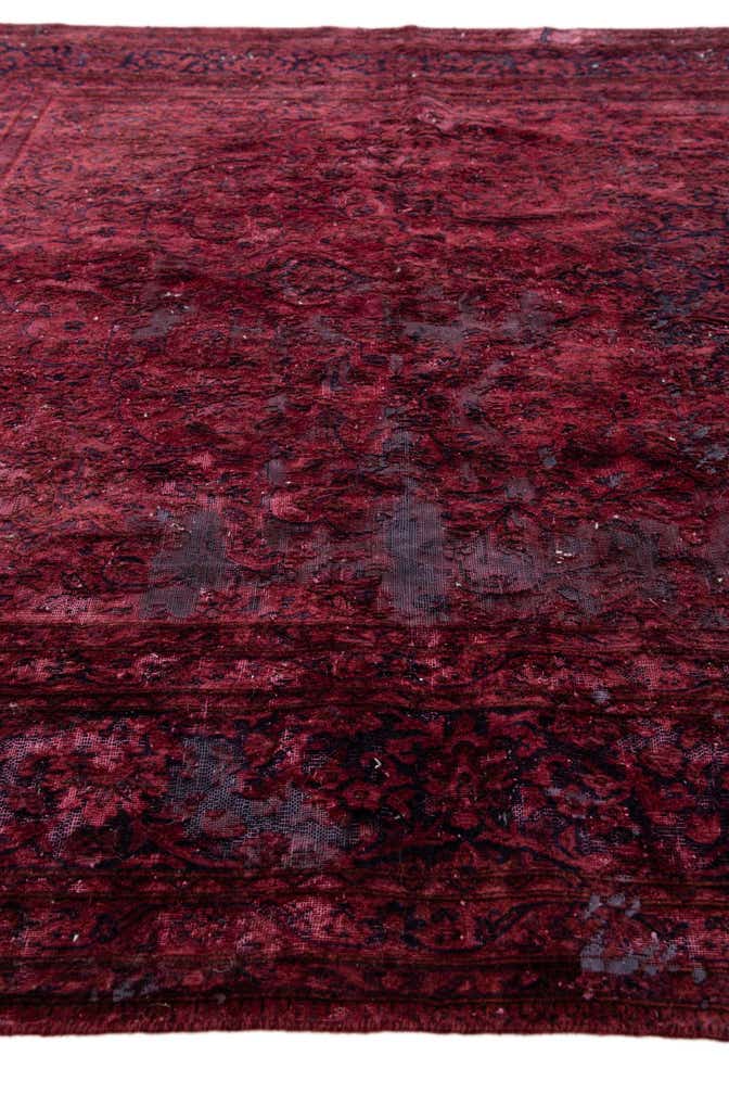 6' 9 x 10' 3 Hand Knotted Ultra Vintage Persian Wool Rug