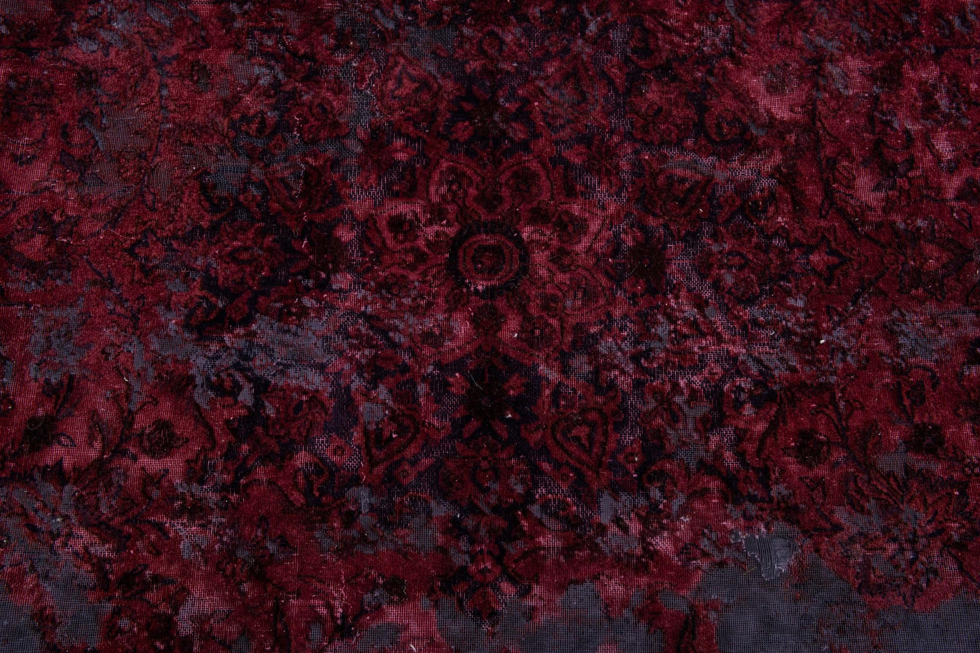 6' 9 x 10' 3 Hand Knotted Ultra Vintage Persian Wool Rug