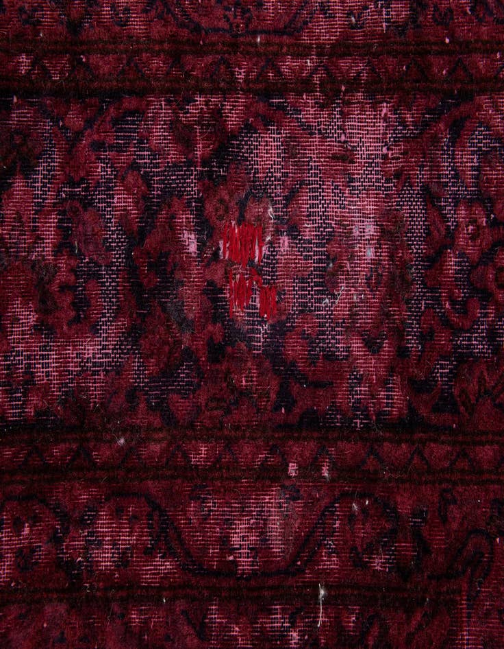 Detail image of 6' 9 x 10' 3  Hand Knotted Ultra Vintage Persian Wool Rug