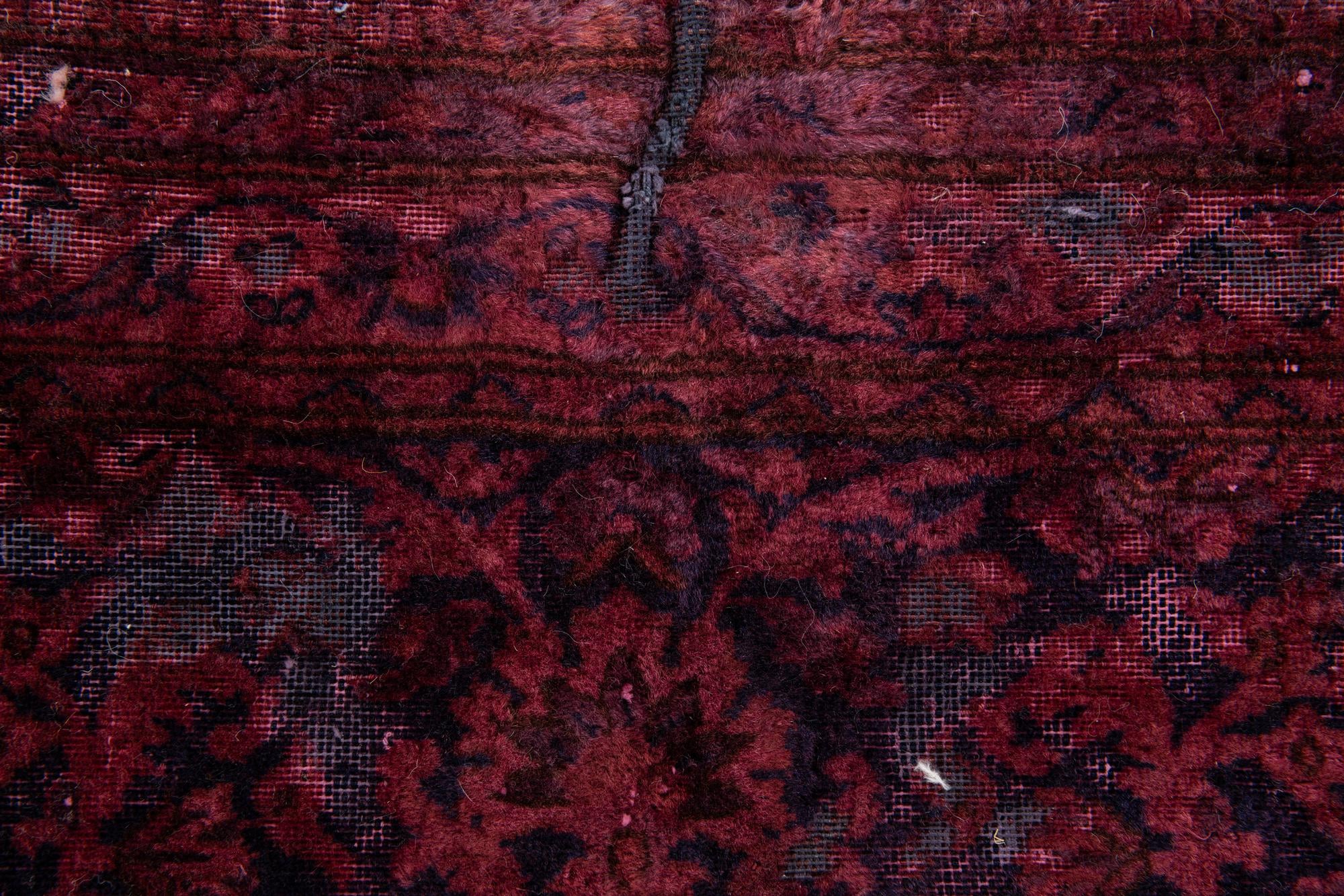 6' 9 x 10' 3 Hand Knotted Ultra Vintage Persian Wool Rug