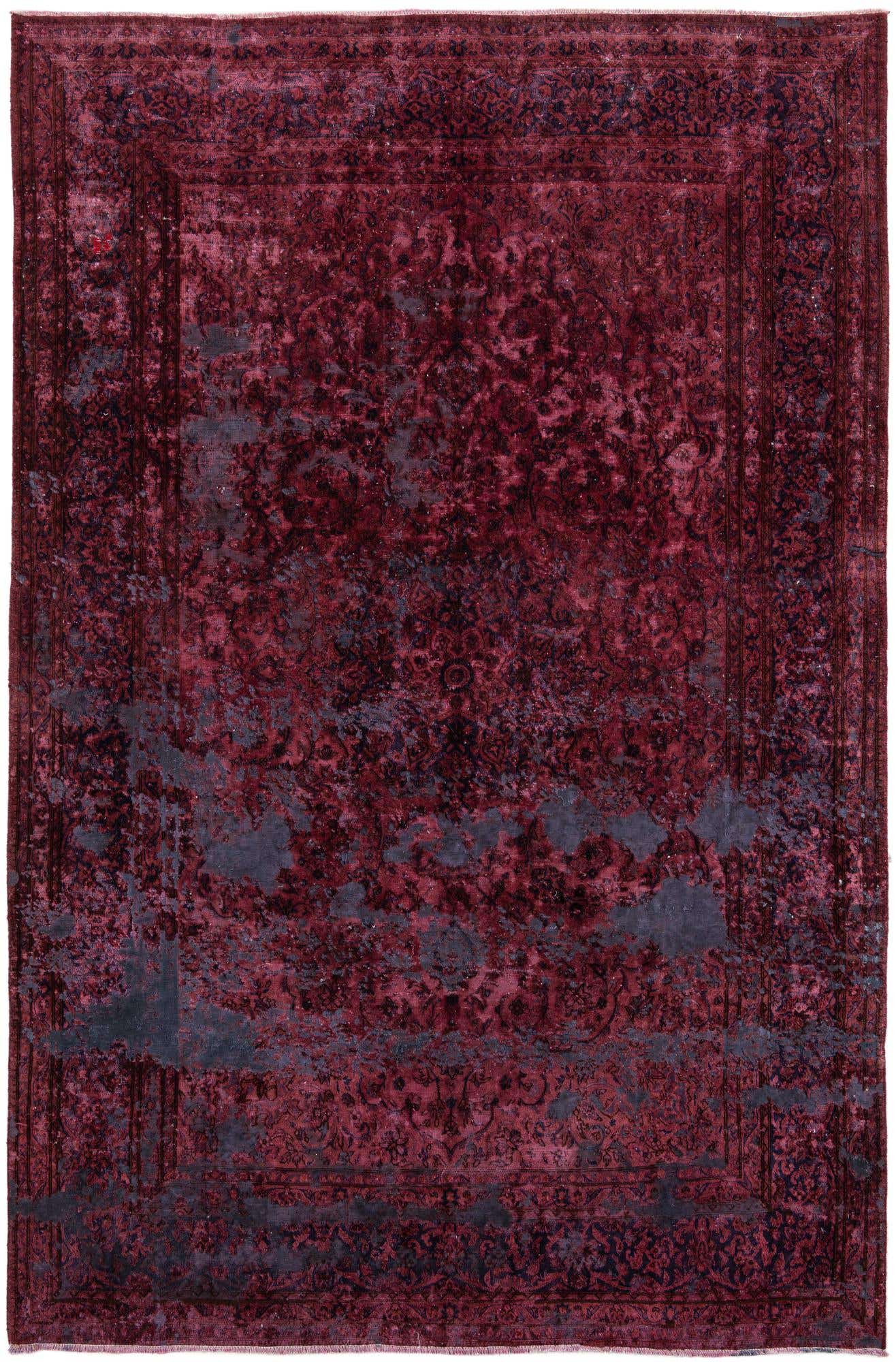 6' 9 x 10' 3 Hand Knotted Ultra Vintage Persian Wool Rug