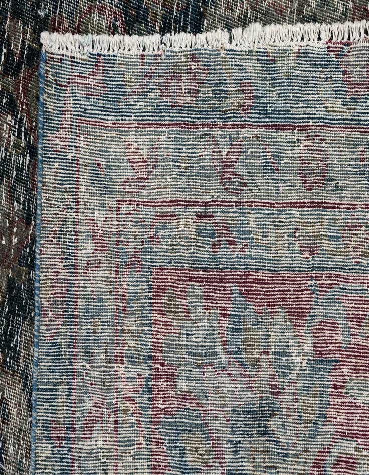 Detail image of 6' 4 x 9' 10  Hand Knotted Ultra Vintage Persian Wool Rug