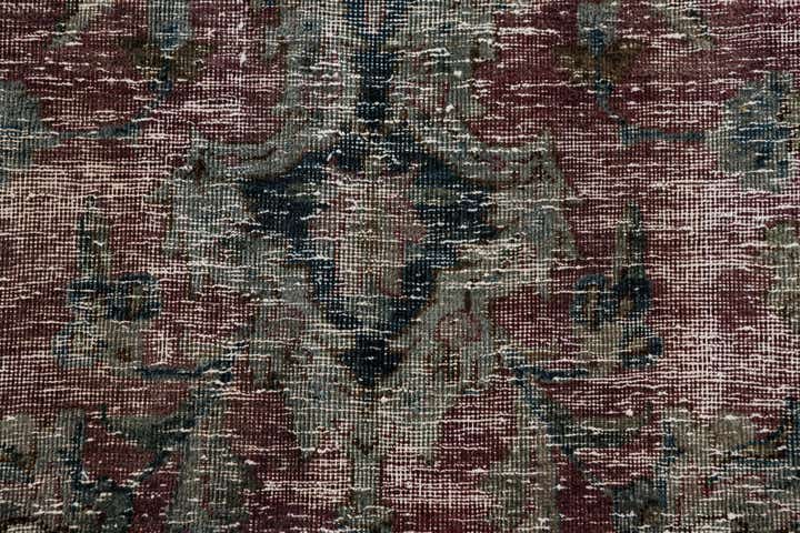 6' 4 x 9' 10 Hand Knotted Ultra Vintage Persian Wool Rug