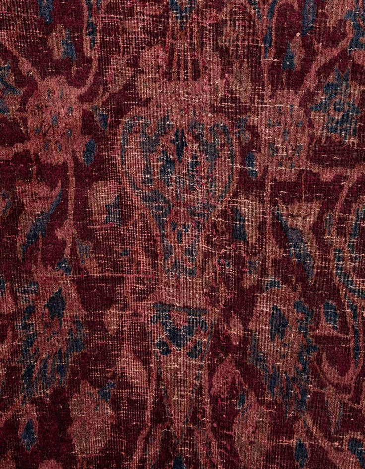 Detail image of 9' 4 x 12' 4  Hand Knotted Ultra Vintage Persian Wool Rug