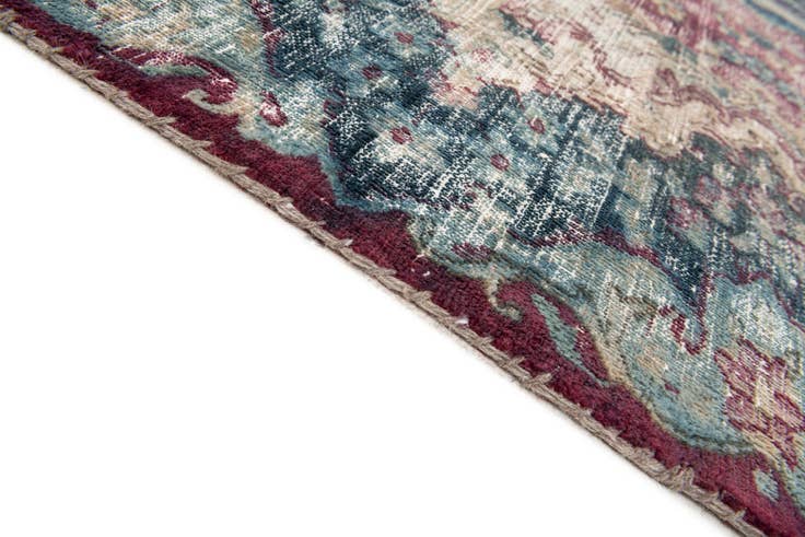 Detail image of 6' 6 x 9' 3 Hand Knotted Ultra Vintage Persian Wool Rug