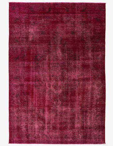 6' 4 x 9' 2 Hand Knotted Ultra Vintage Persian Wool Rug