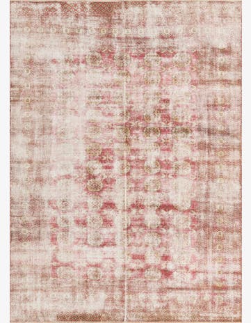 7' 4 x 10' 1 Hand Knotted Ultra Vintage Persian Wool Rug