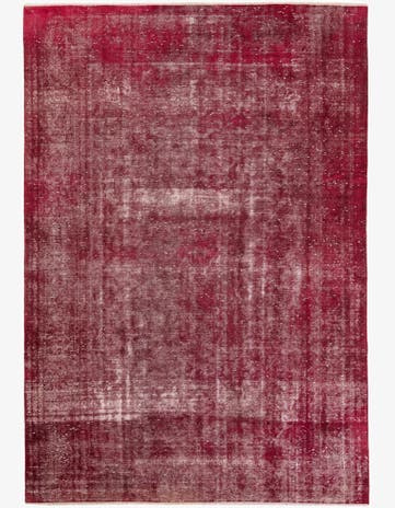 7' 10 x 11' Hand Knotted Ultra Vintage Persian Wool Rug