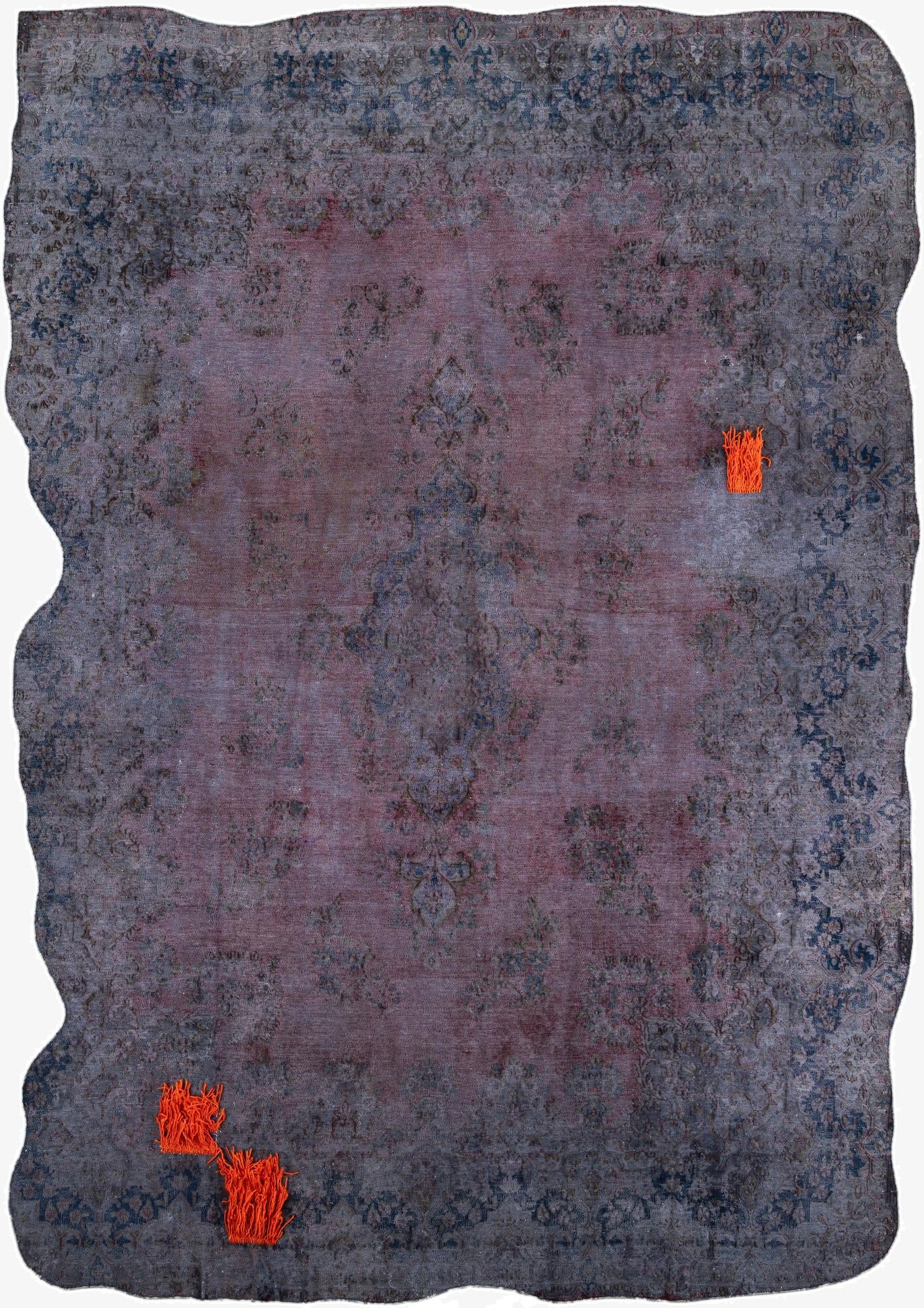 8' 8 x 13' 1  Hand Knotted Ultra Vintage Persian Wool Rug