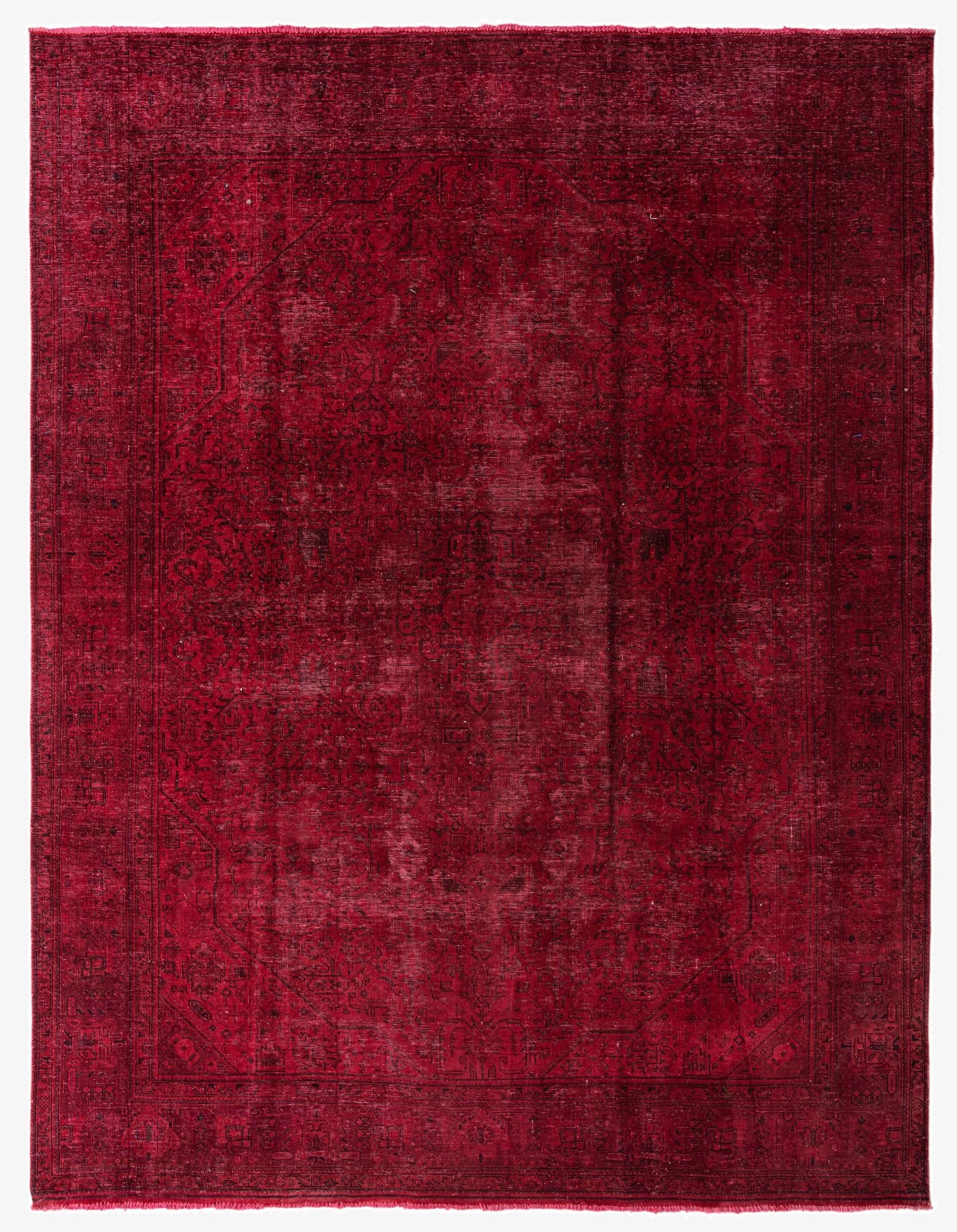 Primary image 9' 9 x 12' 10  Hand Knotted Ultra Vintage Persian Wool Rug