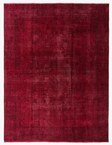 9' 9 x 12' 10 Hand Knotted Ultra Vintage Persian Wool Rug