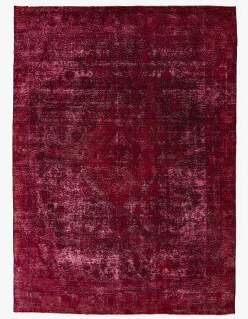 9' 2 x 12' 3 Hand Knotted Ultra Vintage Persian Wool Rug