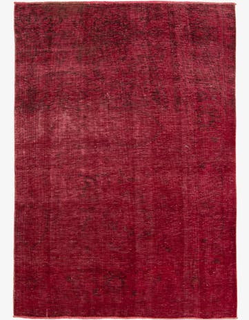 4' 3 x 6' 2 Hand Knotted Ultra Vintage Persian Wool Rug