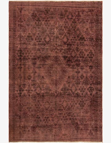 6' 6 x 9' 10 Hand Knotted Ultra Vintage Persian Wool Rug