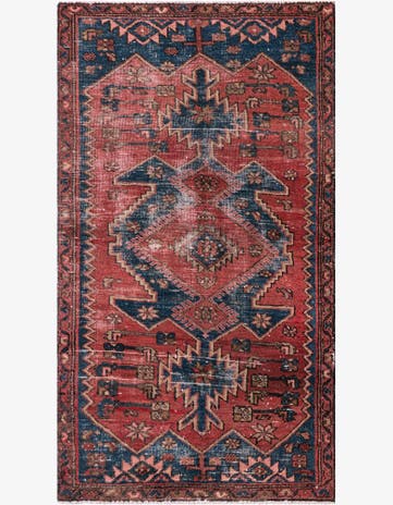 3' 1 x 5' 5 Hand Knotted Ultra Vintage Persian Wool Rug