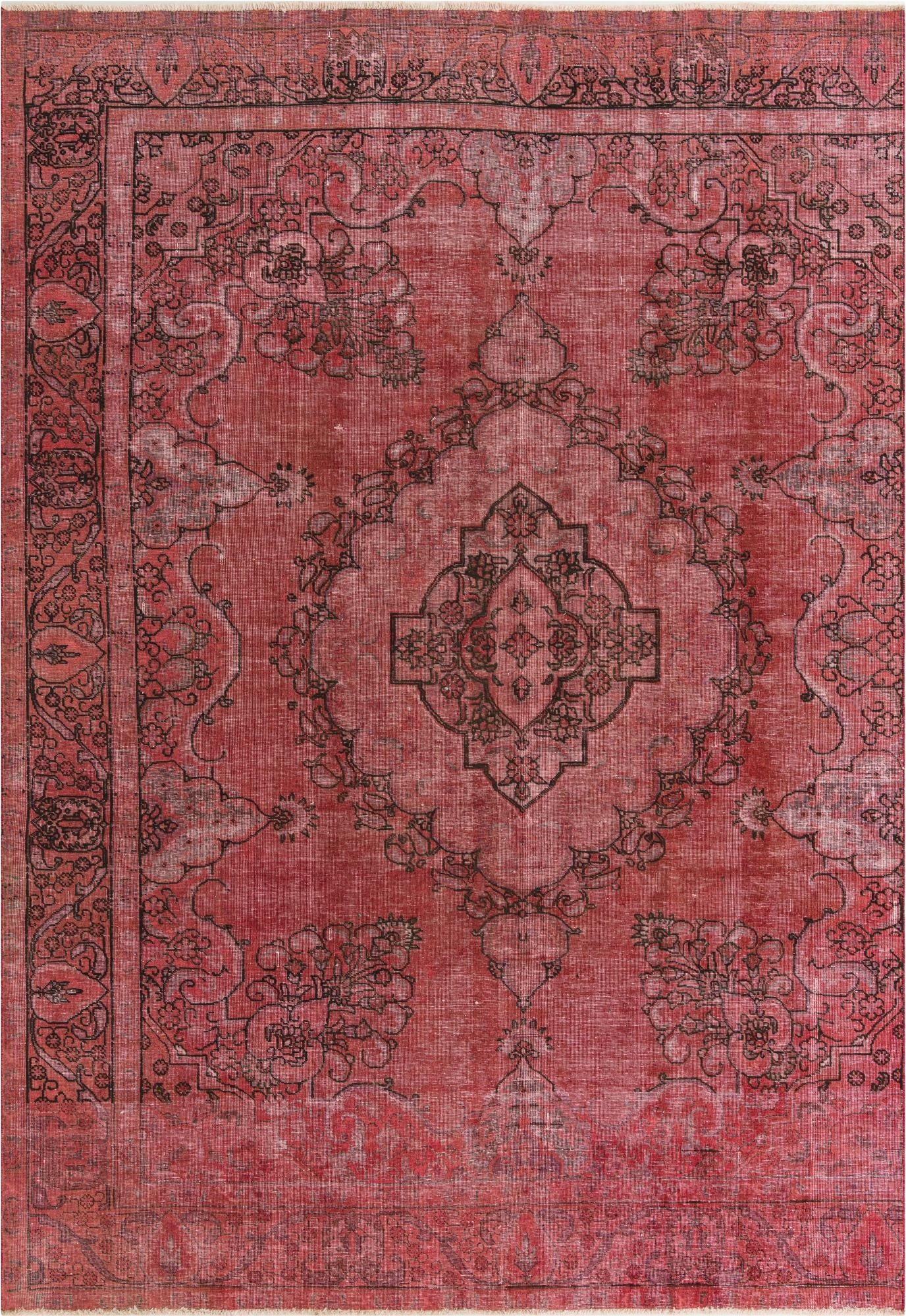 8' 6 x 12' 5  Hand Knotted Ultra Vintage Persian Wool Rug