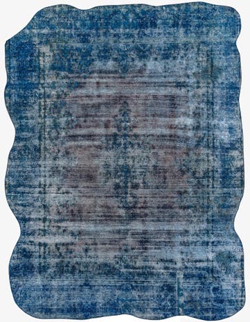 9' 8 x 13' 1 Hand Knotted Ultra Vintage Persian Wool Rug