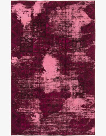 4' 7 x 7' 6 Hand Knotted Ultra Vintage Persian Wool Rug