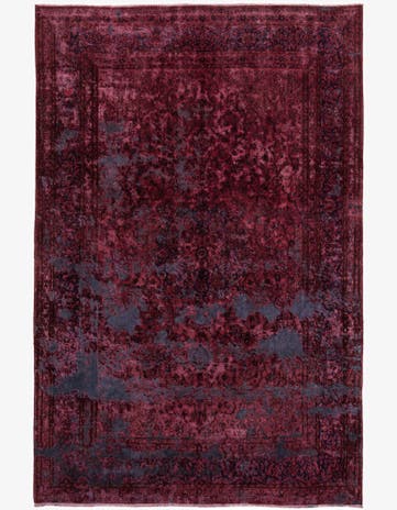 6' 9 x 10' 3 Hand Knotted Ultra Vintage Persian Wool Rug