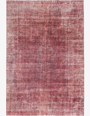 8' 8 x 12' 10 Hand Knotted Ultra Vintage Persian Wool Rug