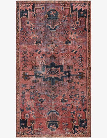 3' 5 x 6' 3 Hand Knotted Ultra Vintage Persian Wool Rug