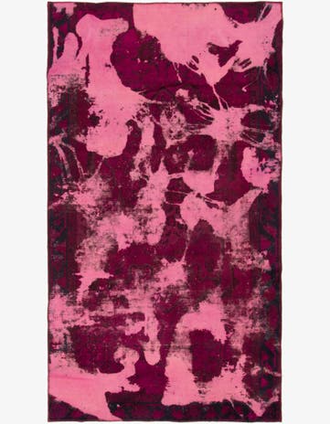 5' 2 x 9' Hand Knotted Ultra Vintage Persian Wool Rug