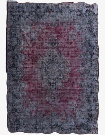 9' 6 x 13' 5 Hand Knotted Ultra Vintage Persian Wool Rug