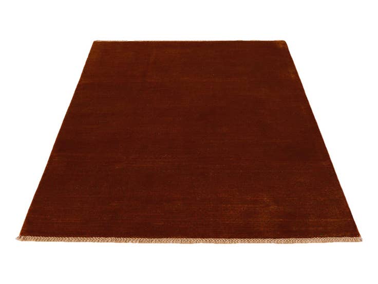 Detail image of 4' 1 x 6' Hand Knotted Ziegler Modern Rug