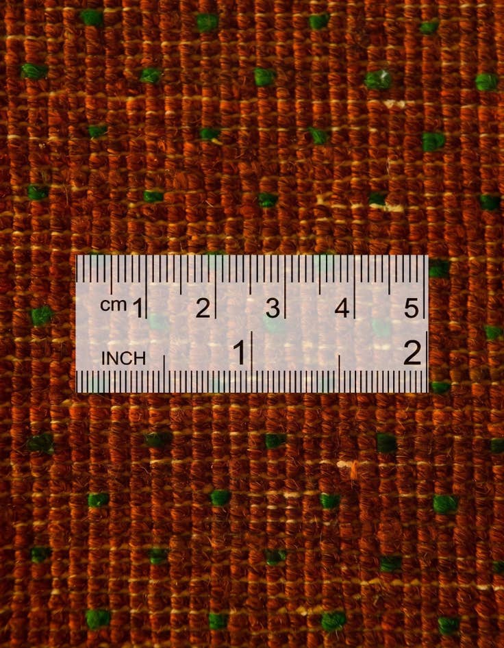 Detail image of 4' 1 x 6' Hand Knotted Ziegler Modern Rug